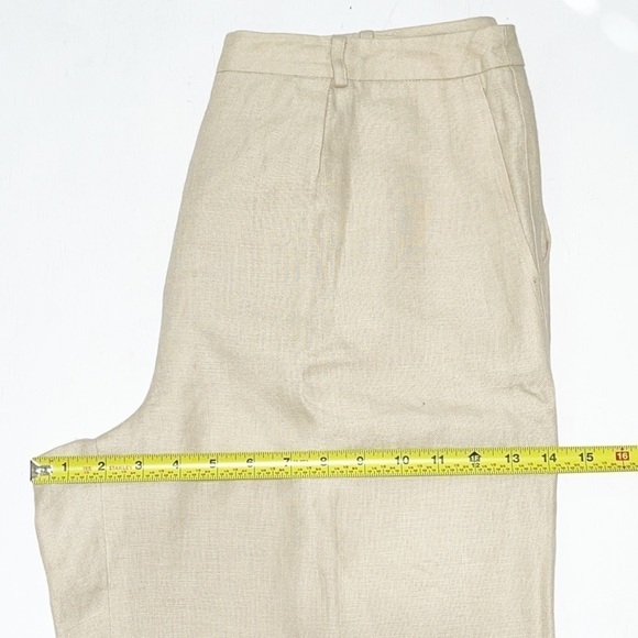 Talbots 100% LINEN Woman Casual Pants Size 14 - Picture 11 of 12